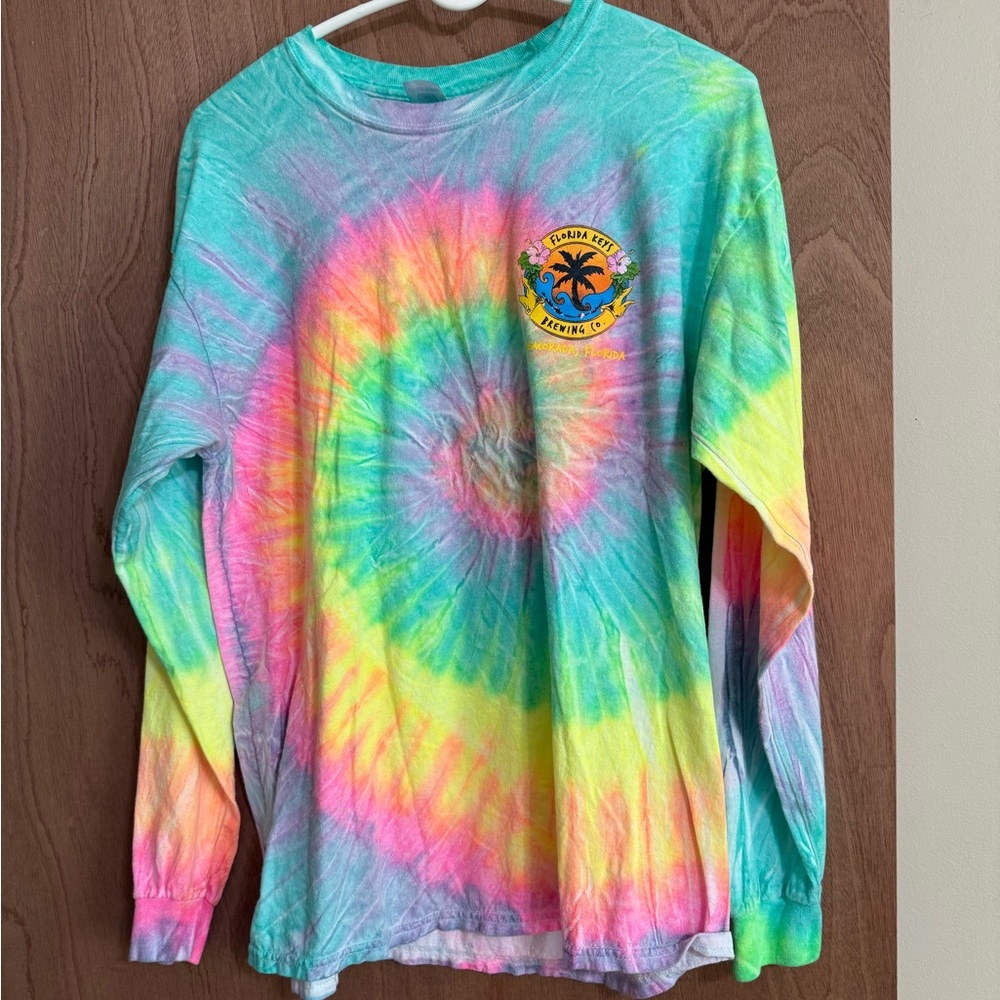 Colorful Tie-Dye Long Sleeve Shirt